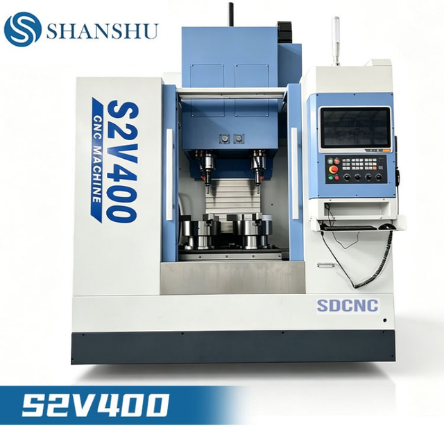 S2V400 CNC Double Workstation Flange Drilling Machine 