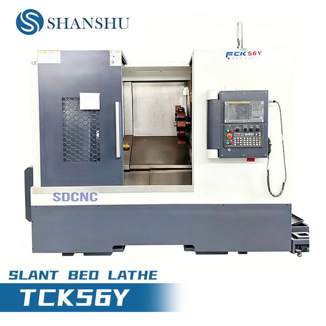 TCK56Y Slant Bed CNC Lathe Y-Axis Mill Turn Turning Center